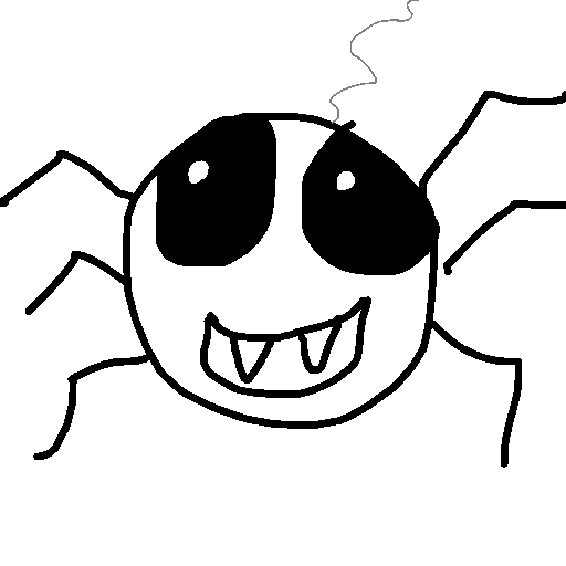 Spider drawing by kyle