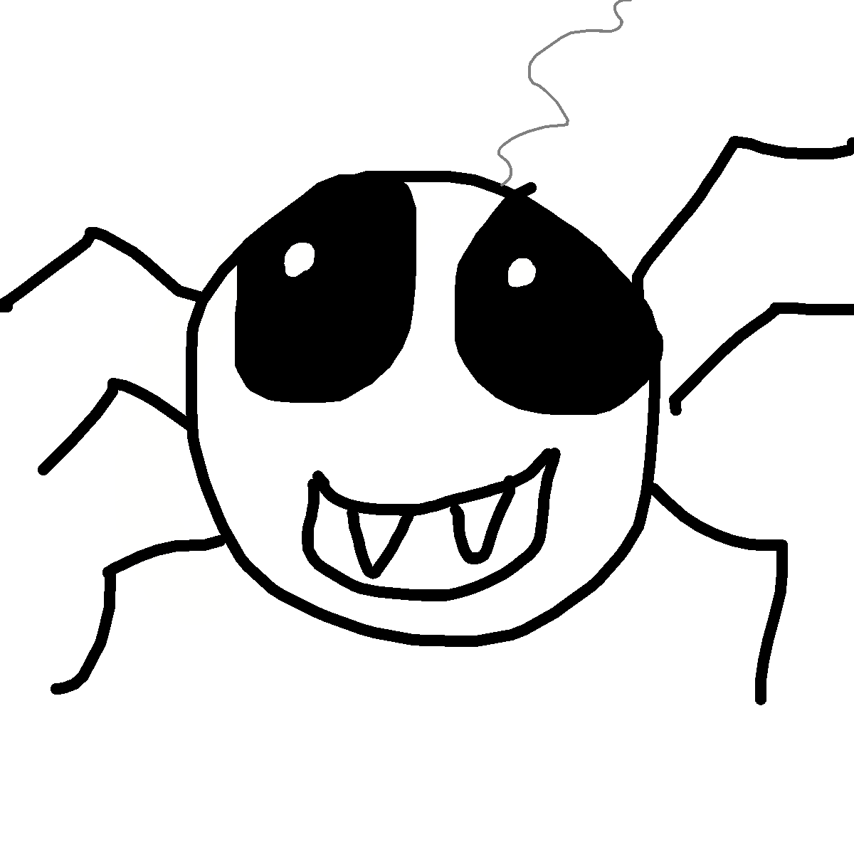 Spider drawing by kyle