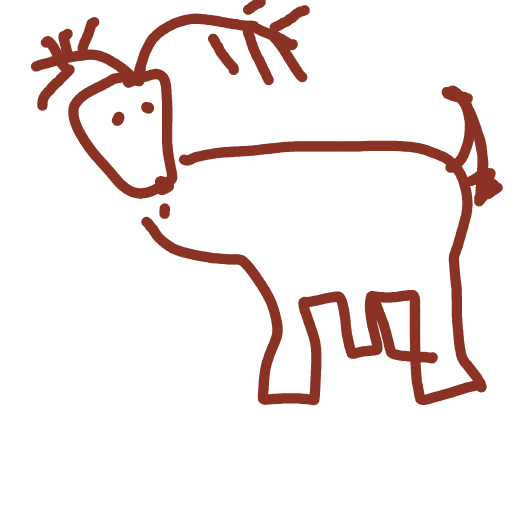 Deer drawing by coal-mild-peace