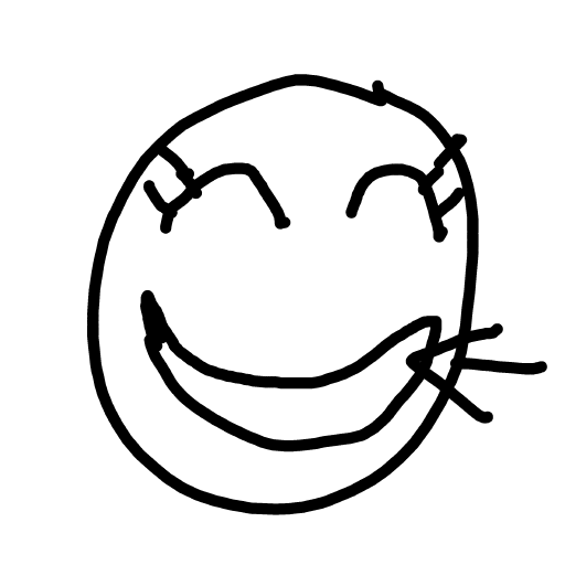 Smile drawing by Betsy