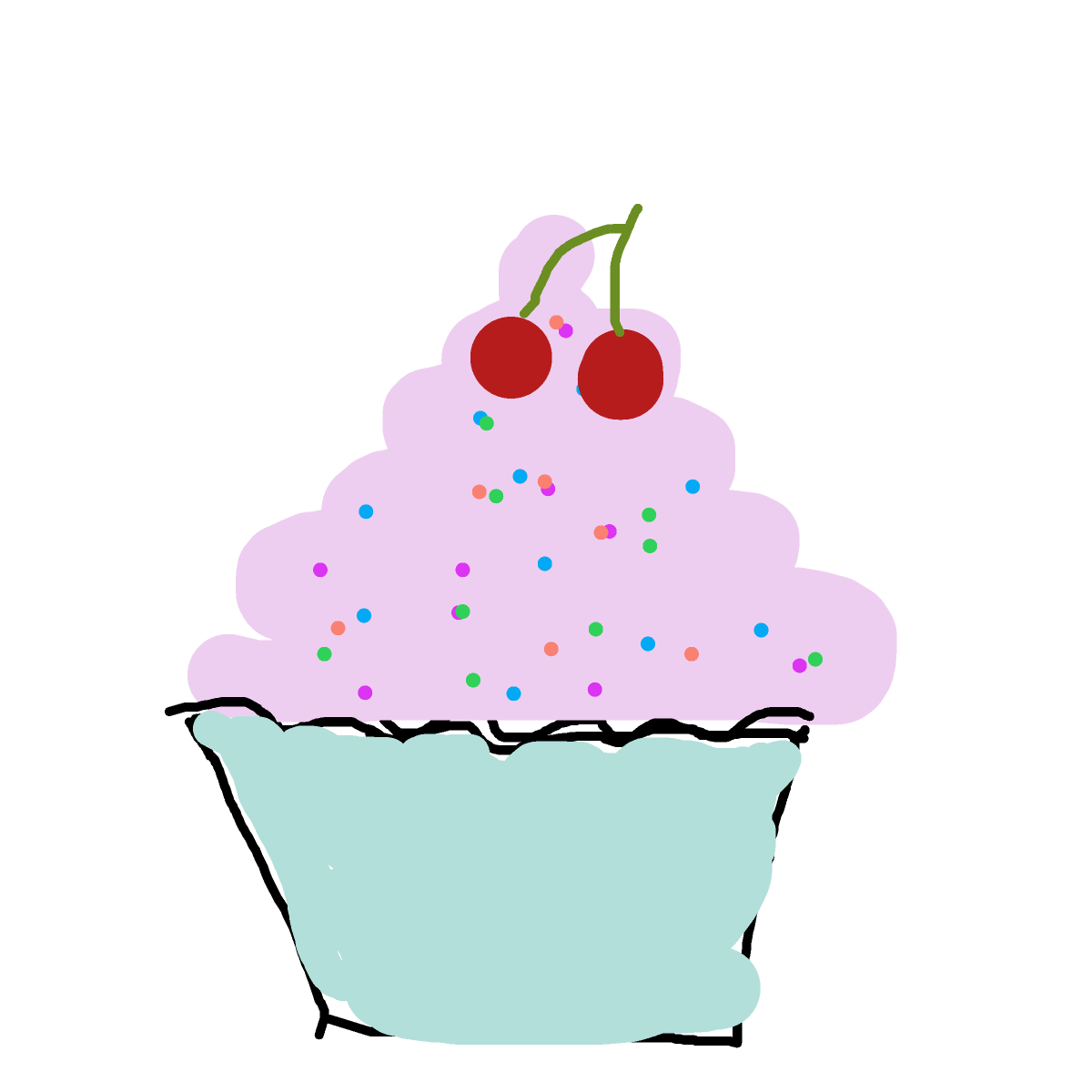 Cupcake drawing by mild-wild-maker