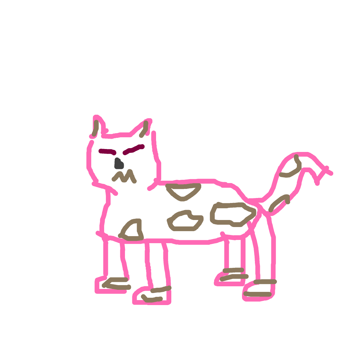 Pink Panther drawing by wise-clear-boss