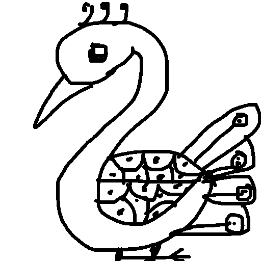 Peacock drawing by mikestam195