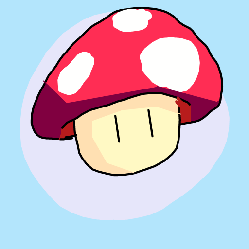 Super Mushroom drawing by Juliezzz