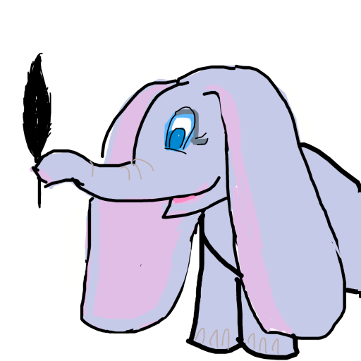 Dumbo drawing by crisp-steel-quest