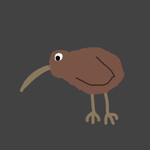 Kiwi Bird drawing by jashezilla