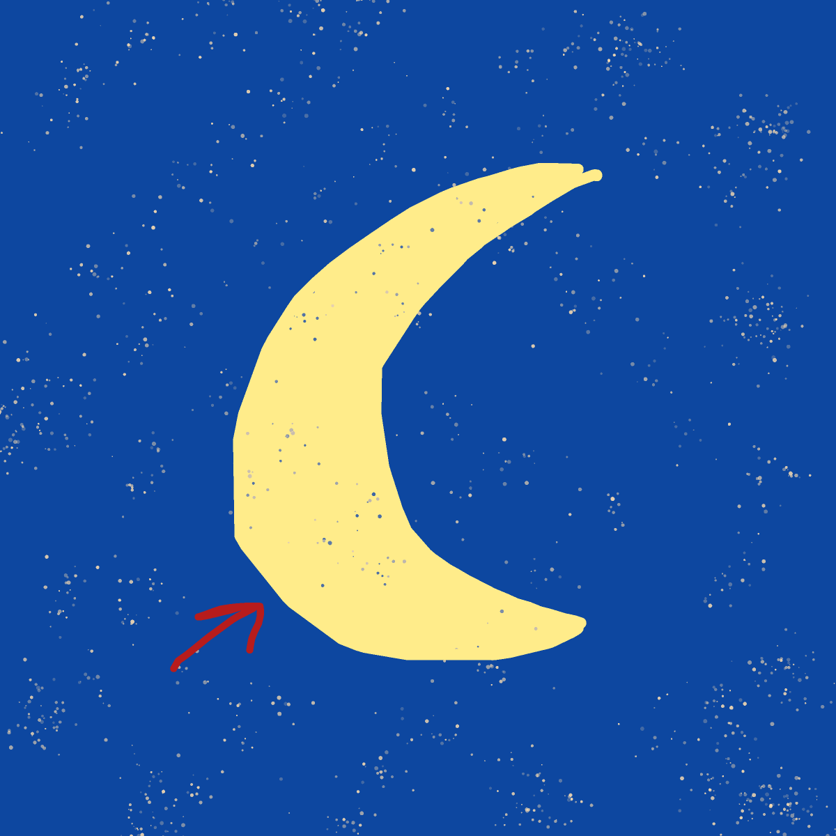 Moon drawing by vale