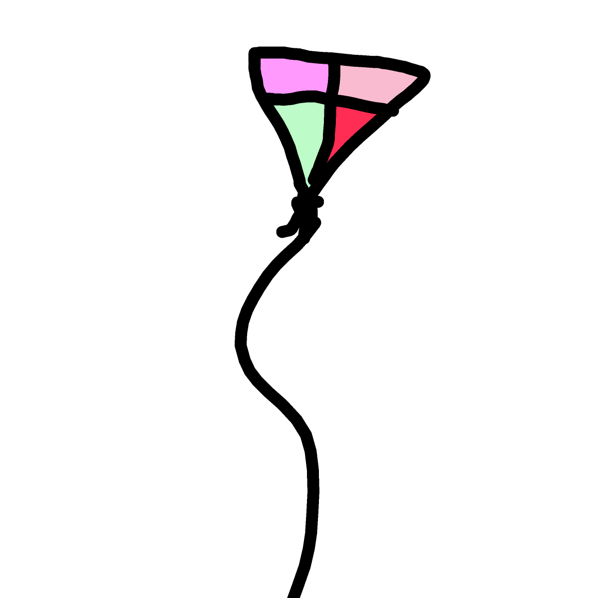 Kite drawing by Betsy