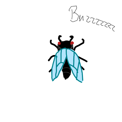 Cicada drawing by queen