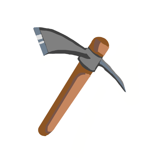 Pickaxe drawing by navy-fine-loom
