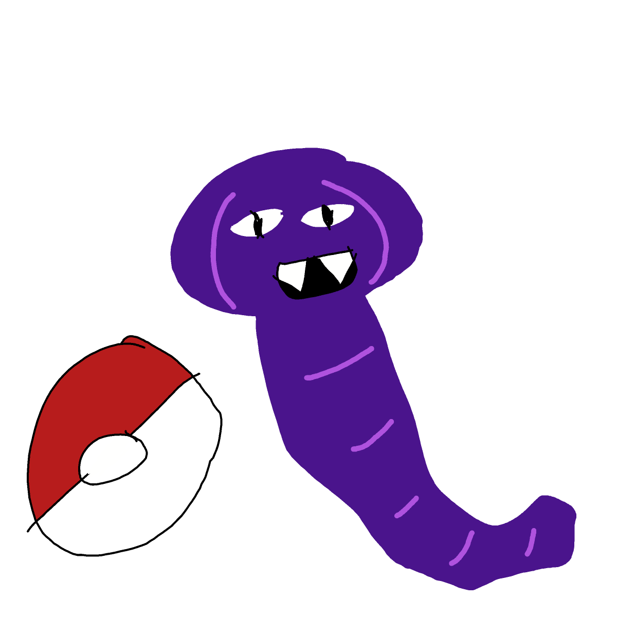 Arbok drawing by Shandi