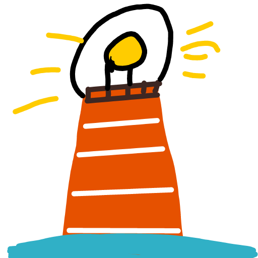 Lighthouse drawing by JM13