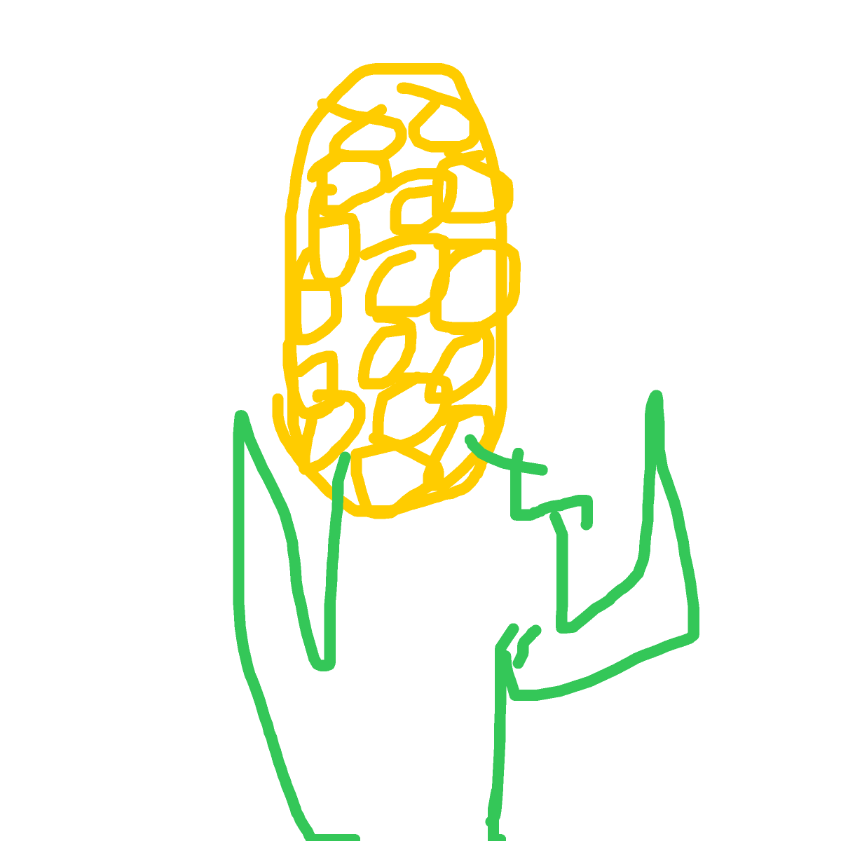 Corn drawing by louie