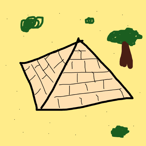 Pyramid drawing by cyan-star-wave