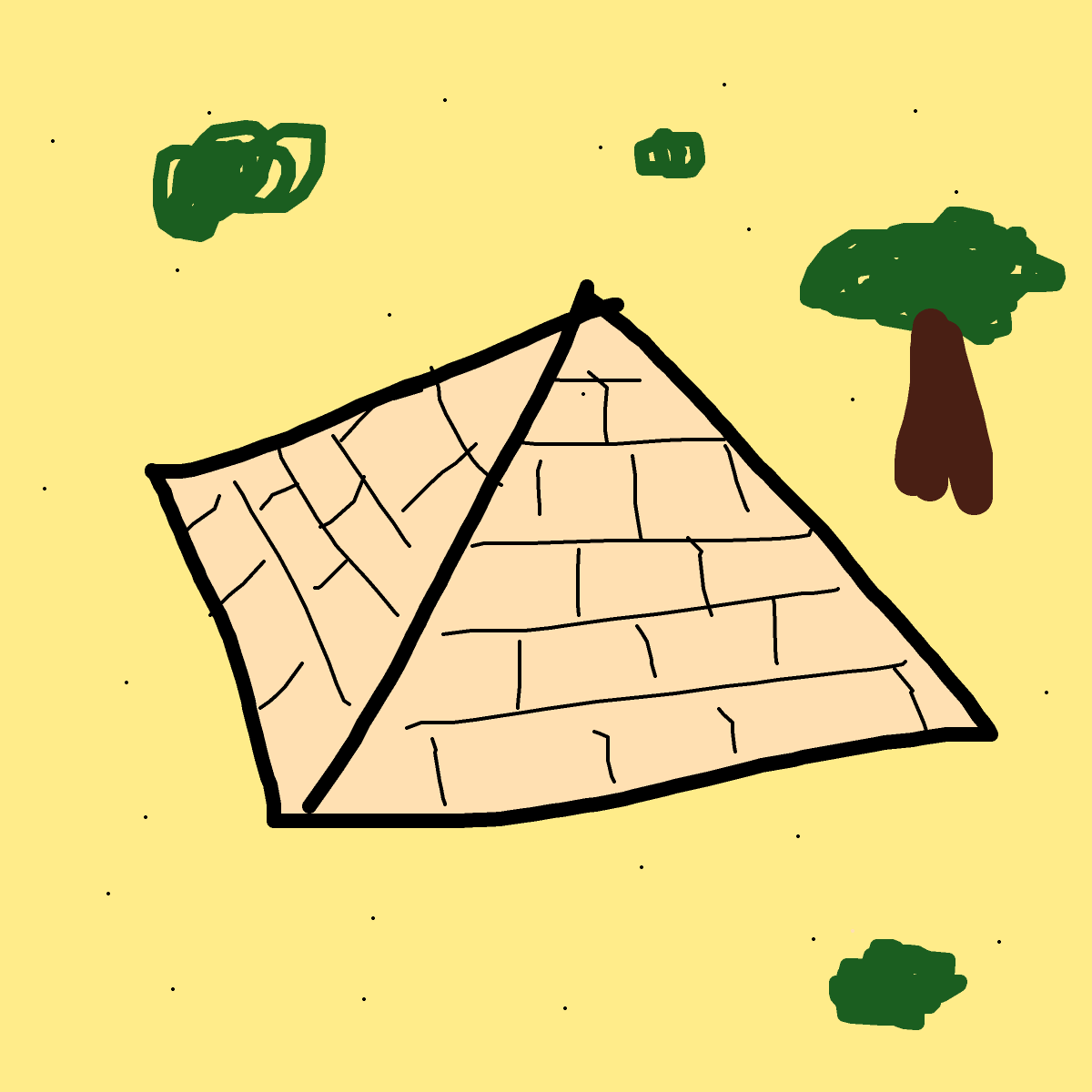 Pyramid drawing by cyan-star-wave
