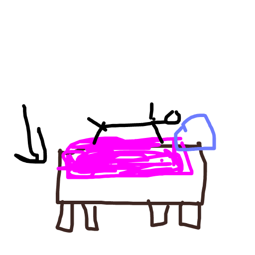 Bed drawing by wide-pure-sketch