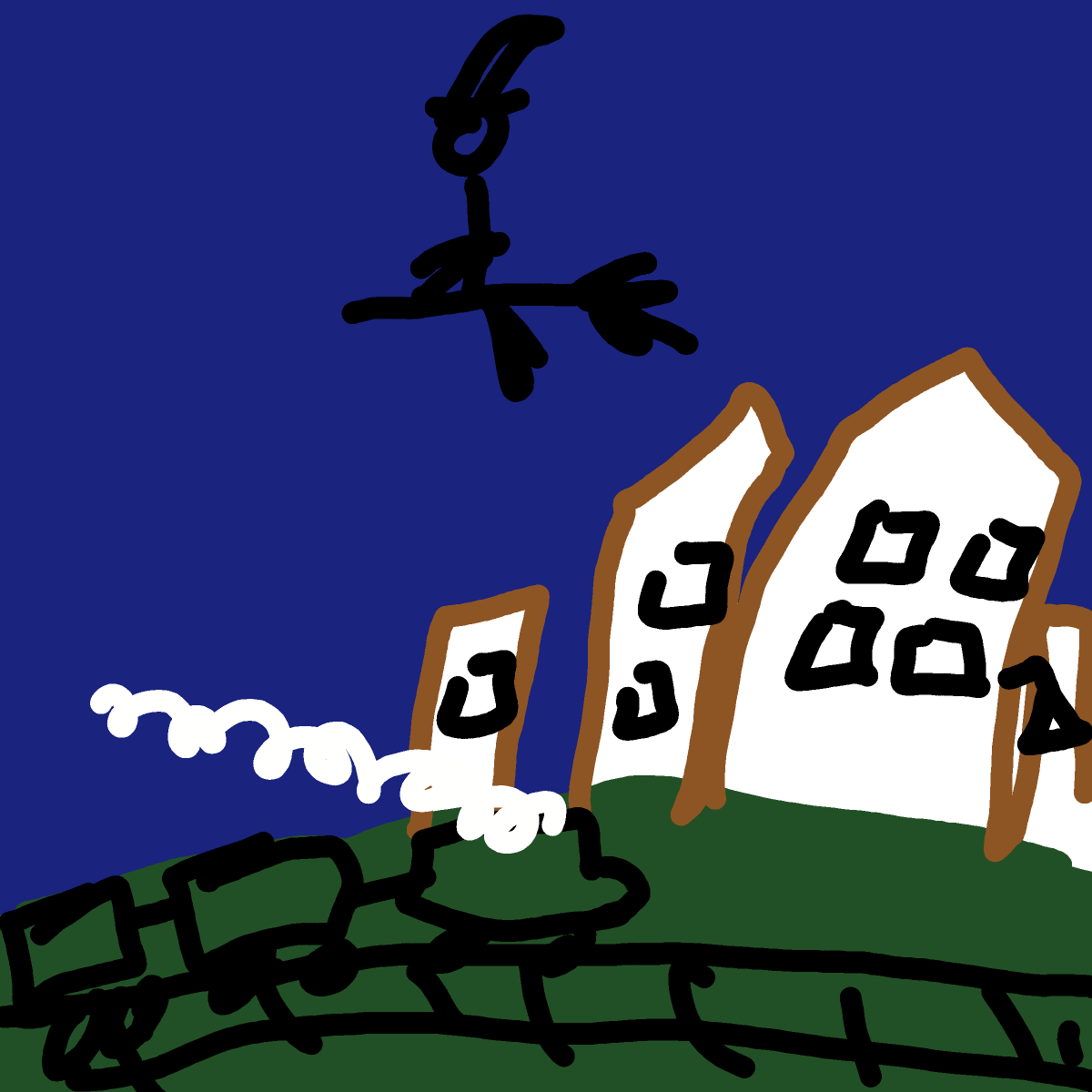 Hogwarts drawing by Mrs O