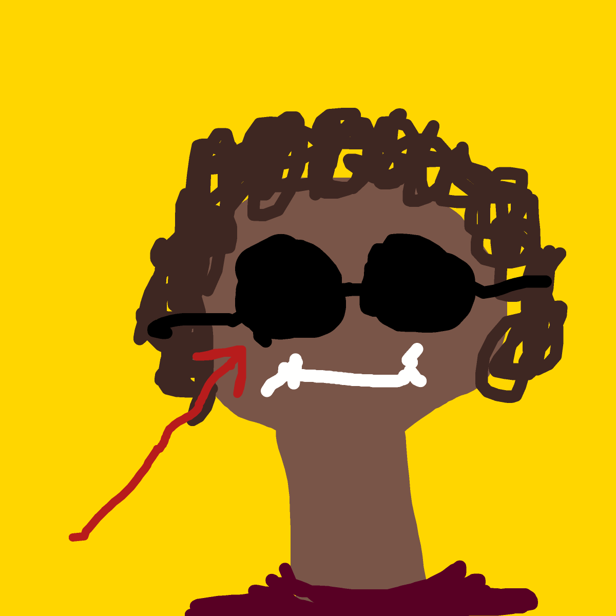 Sunglasses drawing by dark-clear-force