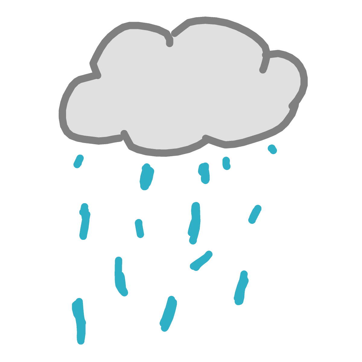 Rain drawing by Juliezzz