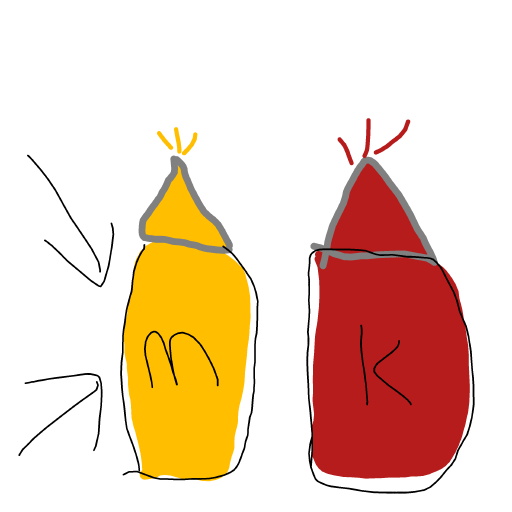 Mustard drawing by KevinFaber