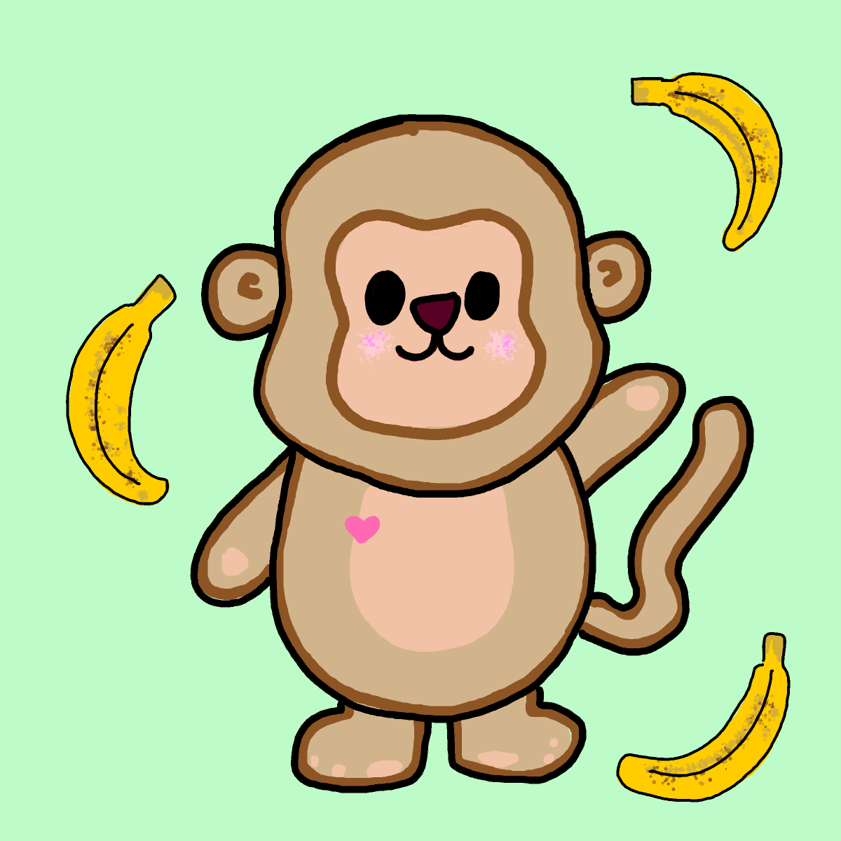 Monkey drawing by gamma-coal-wheel