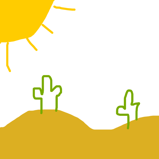 Desert drawing by ivory-teal-builder