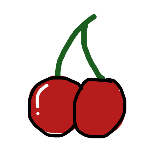 Cherry drawing by spleenonlean