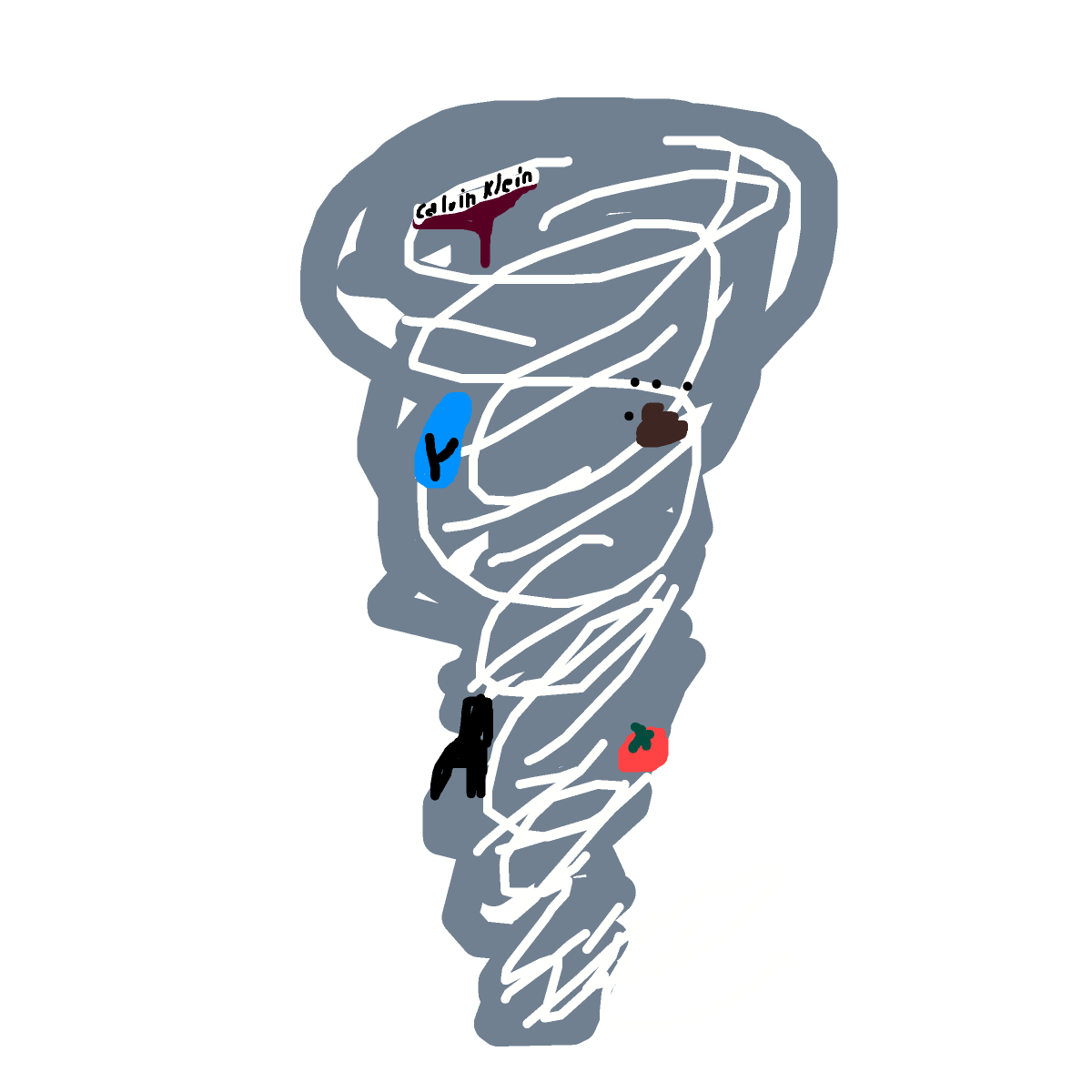 Tornado drawing by super-fresh-data