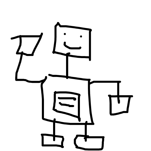 Robot drawing by dawn-omega-bard