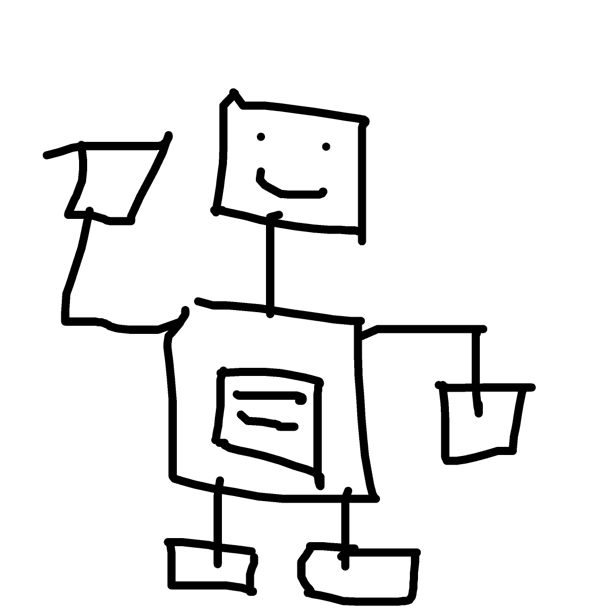 Robot drawing by dawn-omega-bard