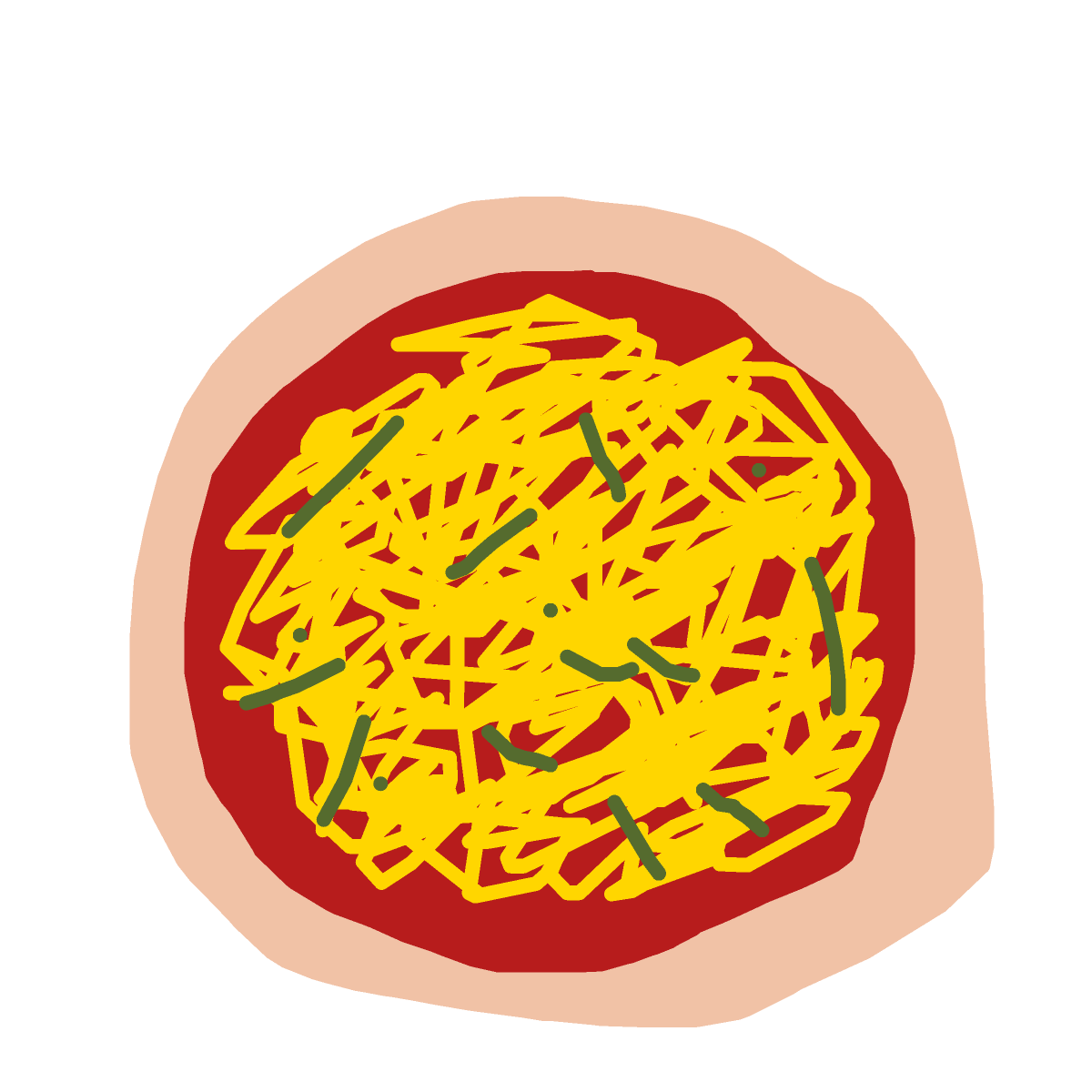 Pizza drawing by lin