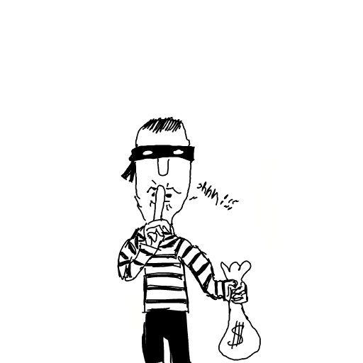Thief drawing by godor