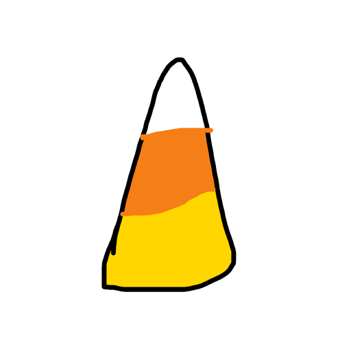 Candy Corn drawing by thegreatbeargod