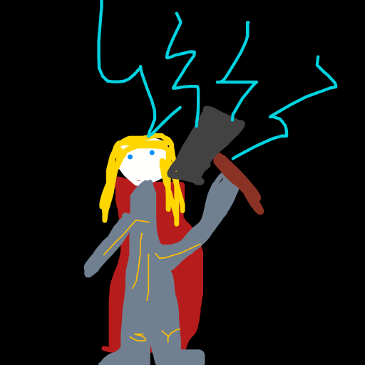 Thor drawing by draw-yo-mama