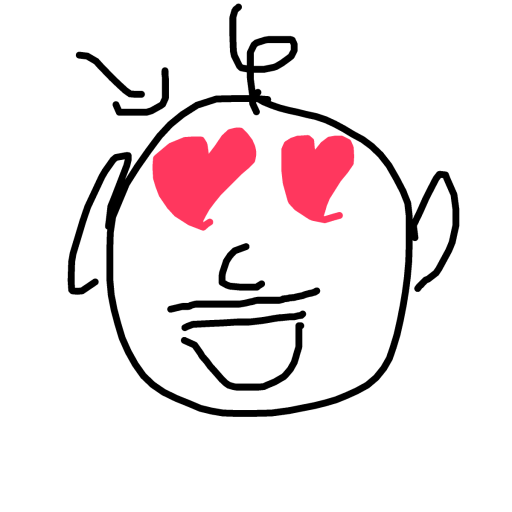Heart Eyes drawing by juice