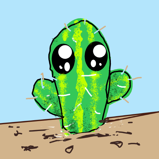 Cactus drawing by Zizzle Bean