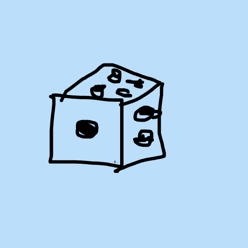Dice drawing by lead-pearl-camp
