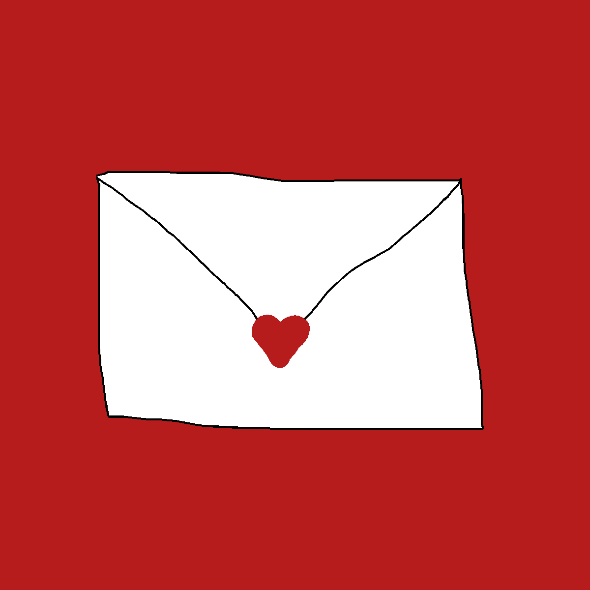 Love Letter drawing by krissywissy