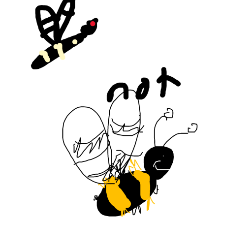 Wasp drawing by princess fiona