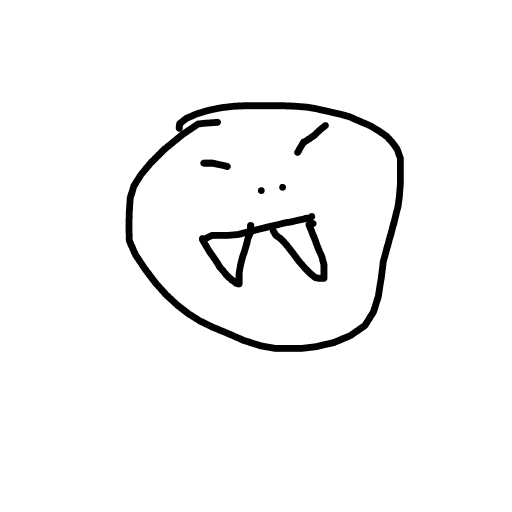 Fangs drawing by parkalini