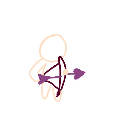 Cupid drawing by doublem