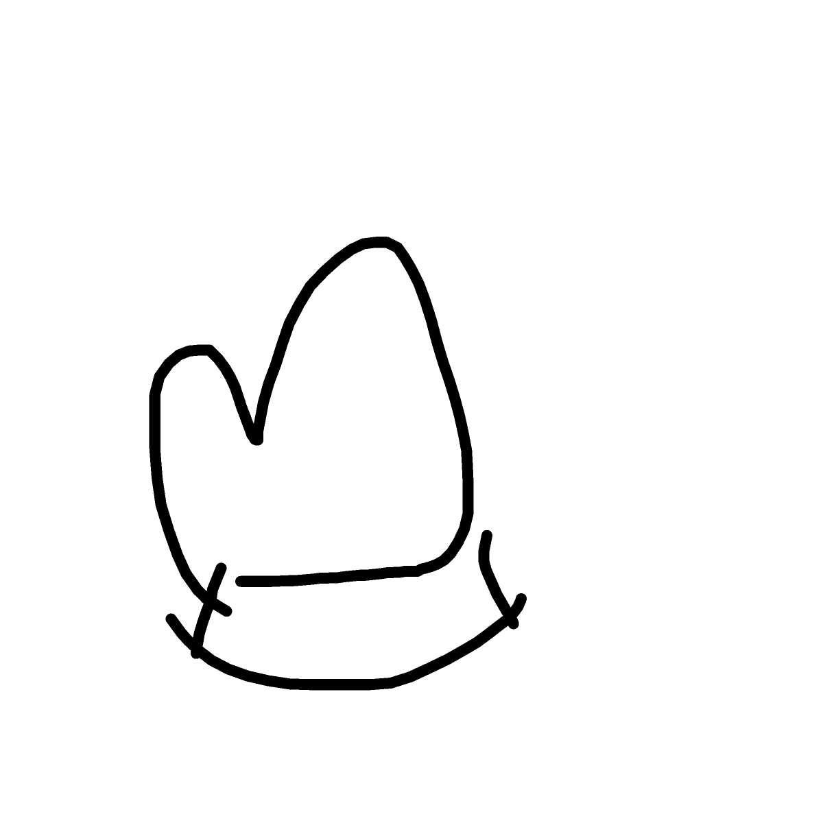 Mitten drawing by lili