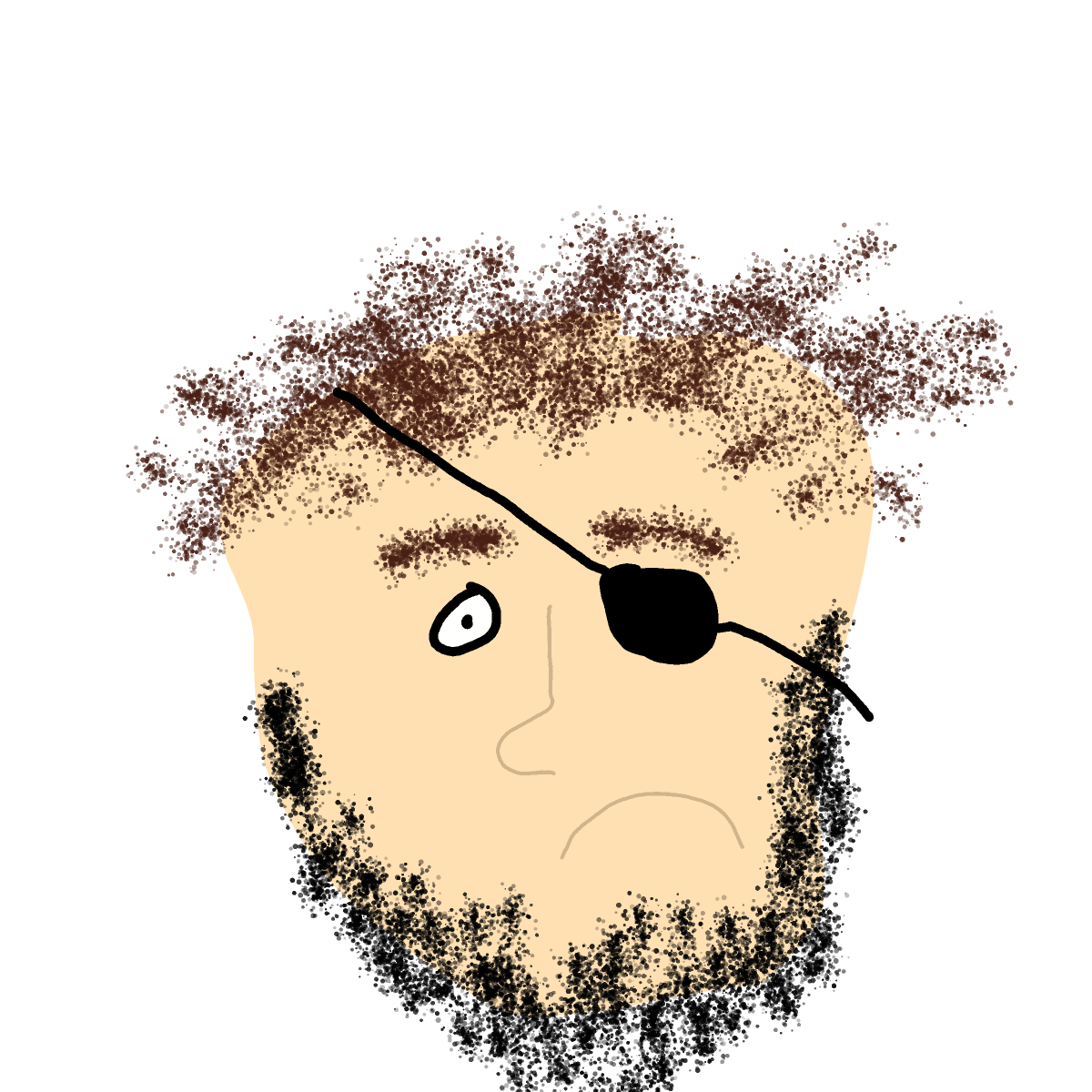 Pirate drawing by Shandi