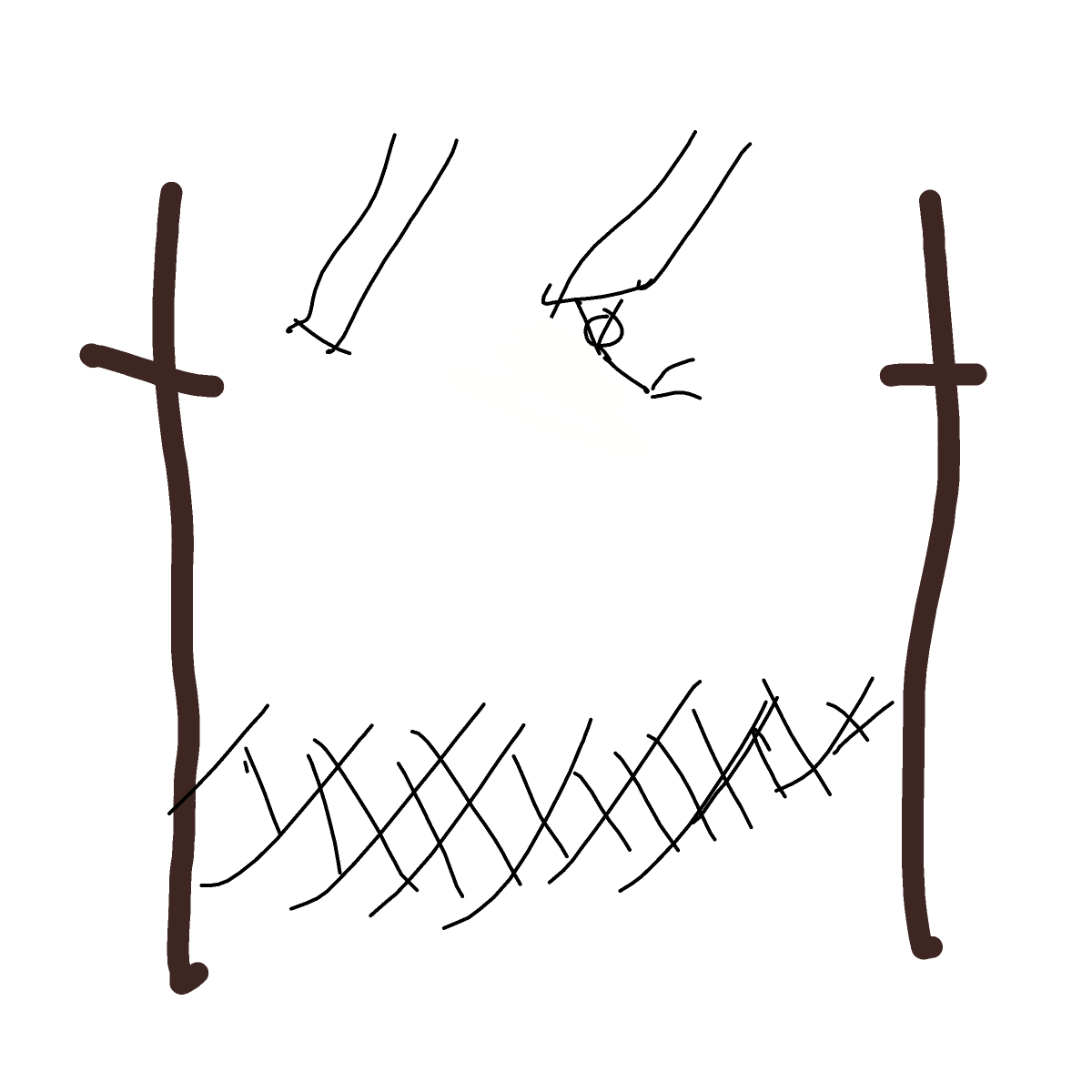 Trapeze drawing by Guardianoflives