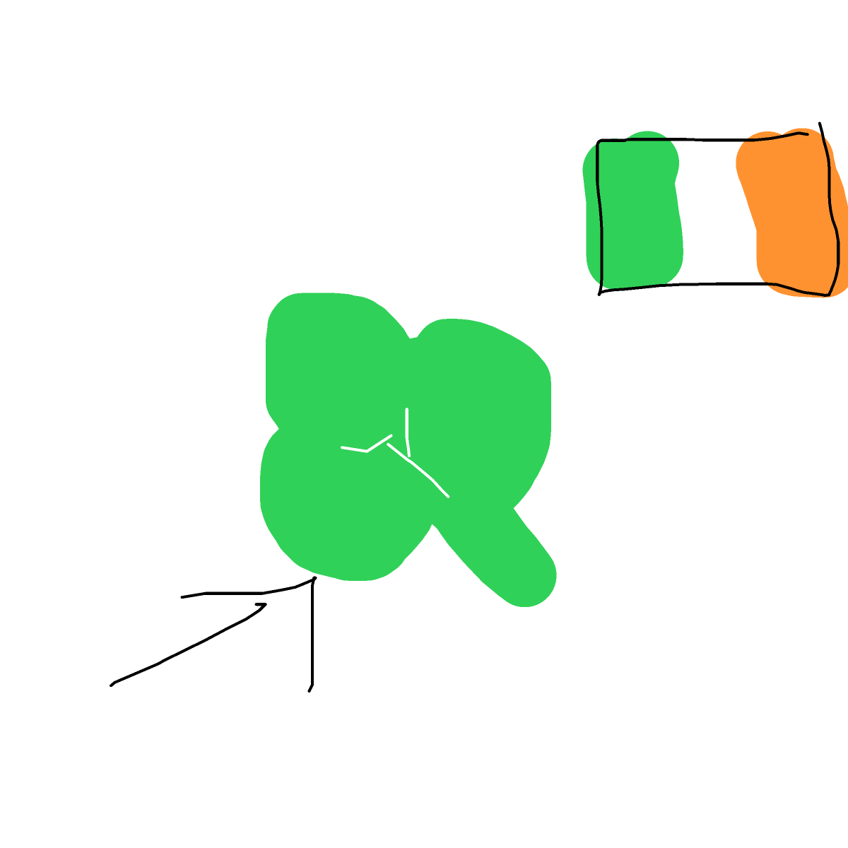 Shamrock drawing by icy-coral-maker