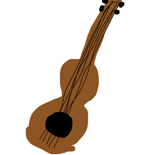 Guitar drawing by spleenonlean