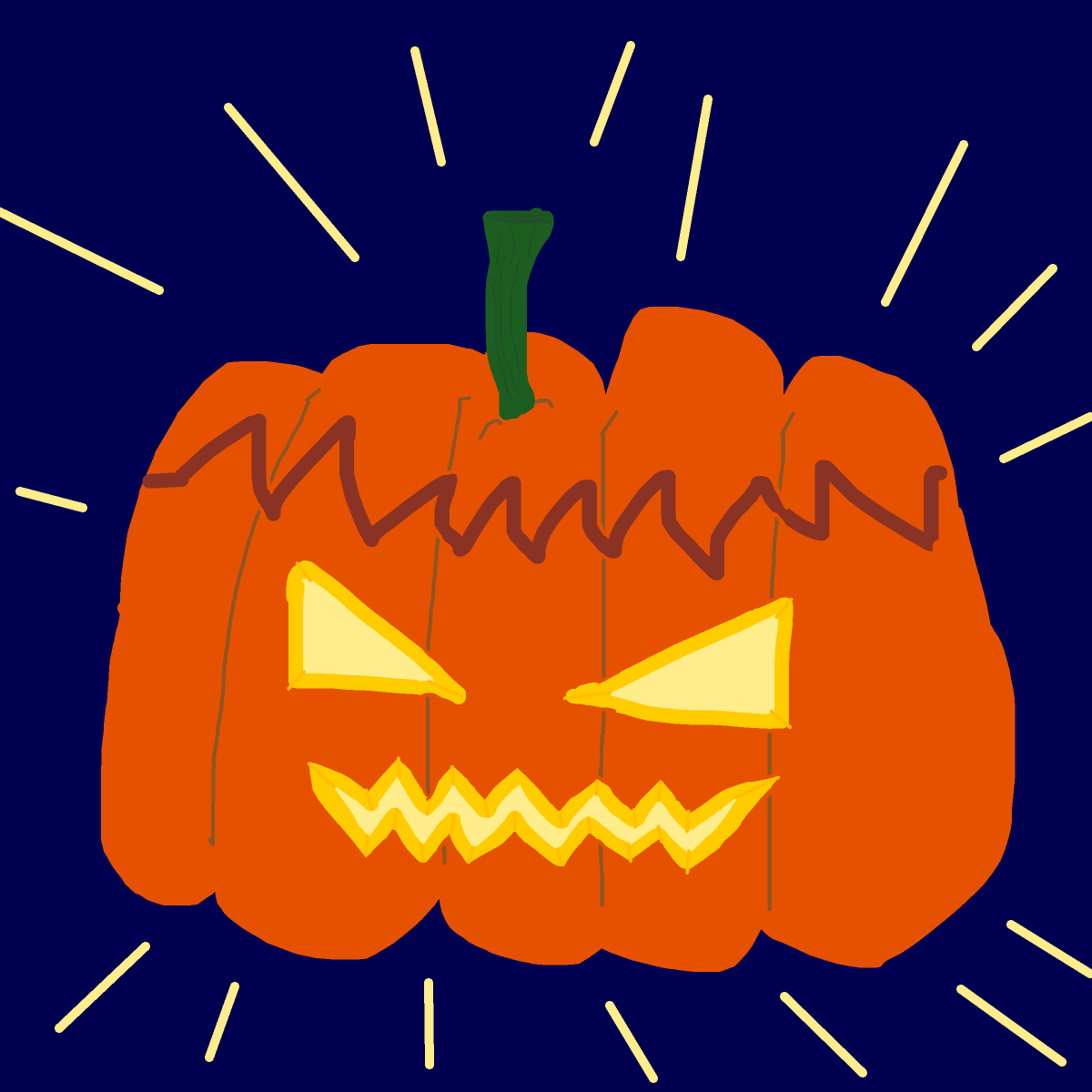 Pumpkin drawing by nicodarunia