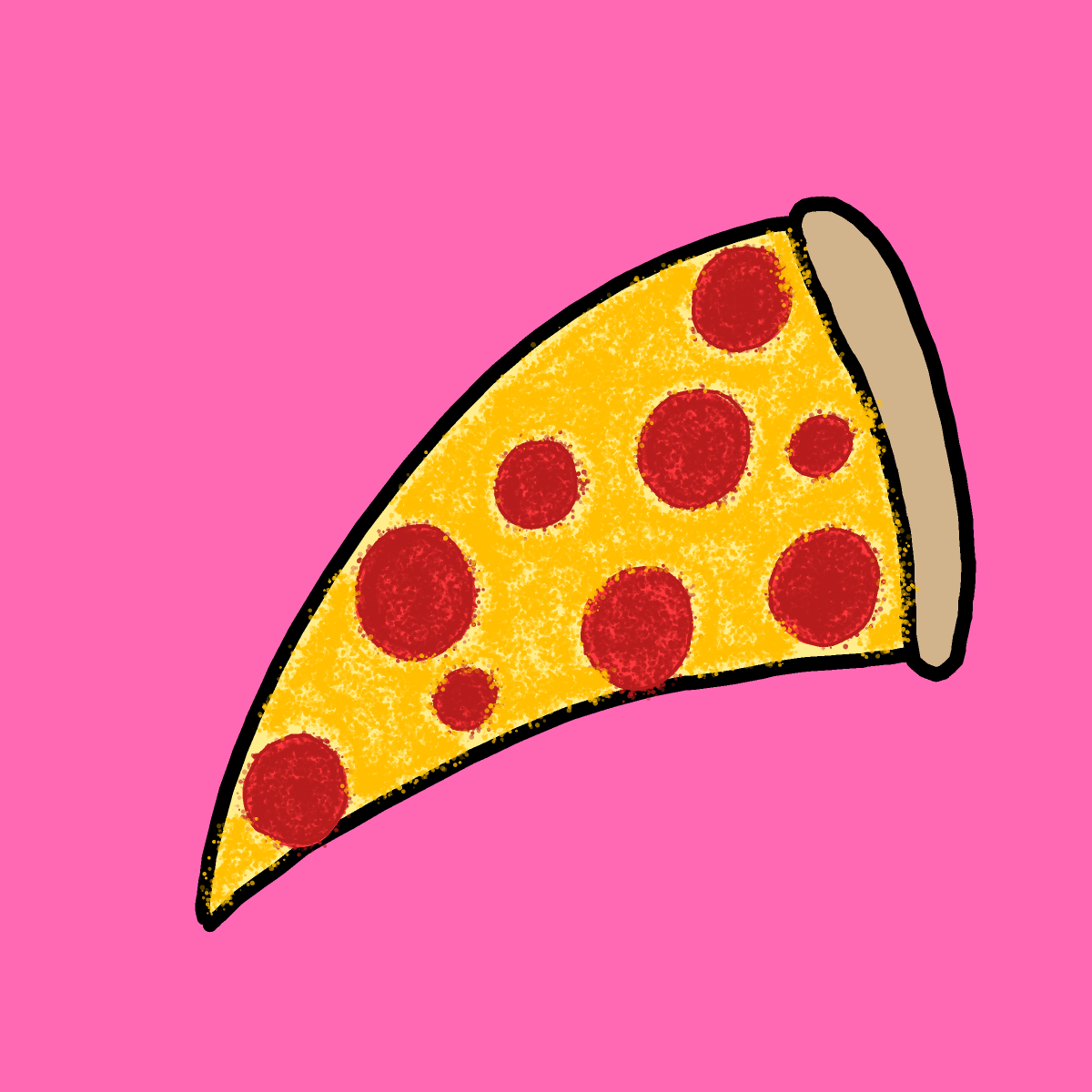 Pizza drawing by marimou