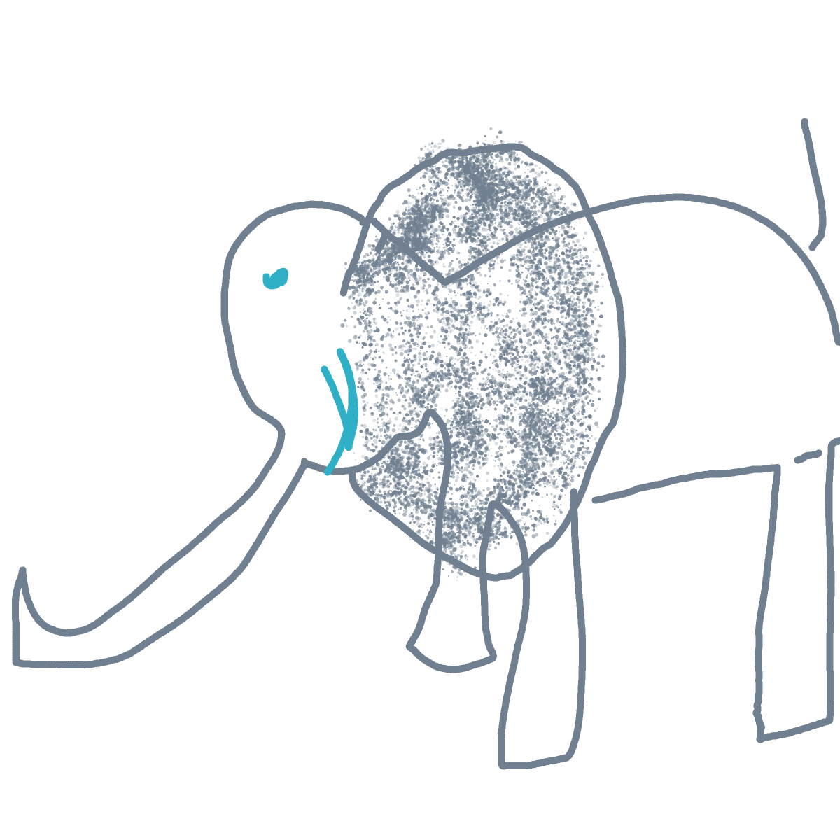 Dumbo drawing by coal-mild-peace