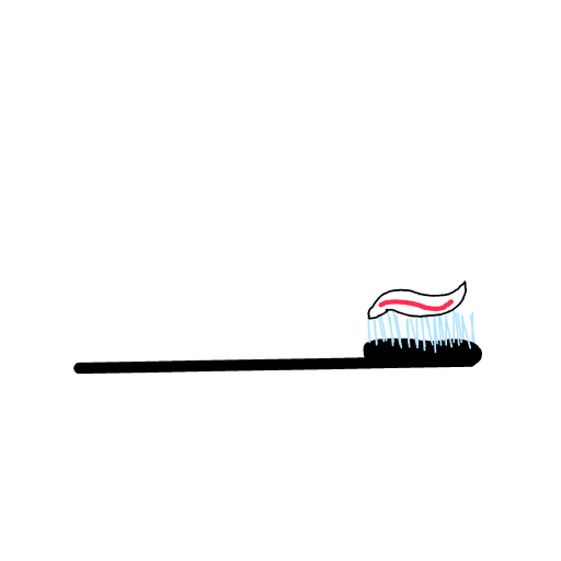 Toothbrush drawing by Nuss